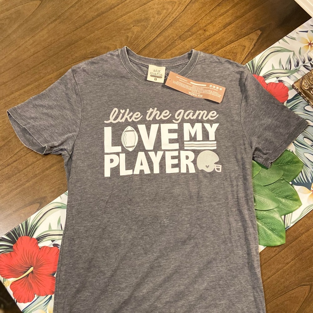 ⚡️FLASH Sale⏱️ Womens Atx Mafia Graphic Tee “Like the Game Love the Player” NWT
